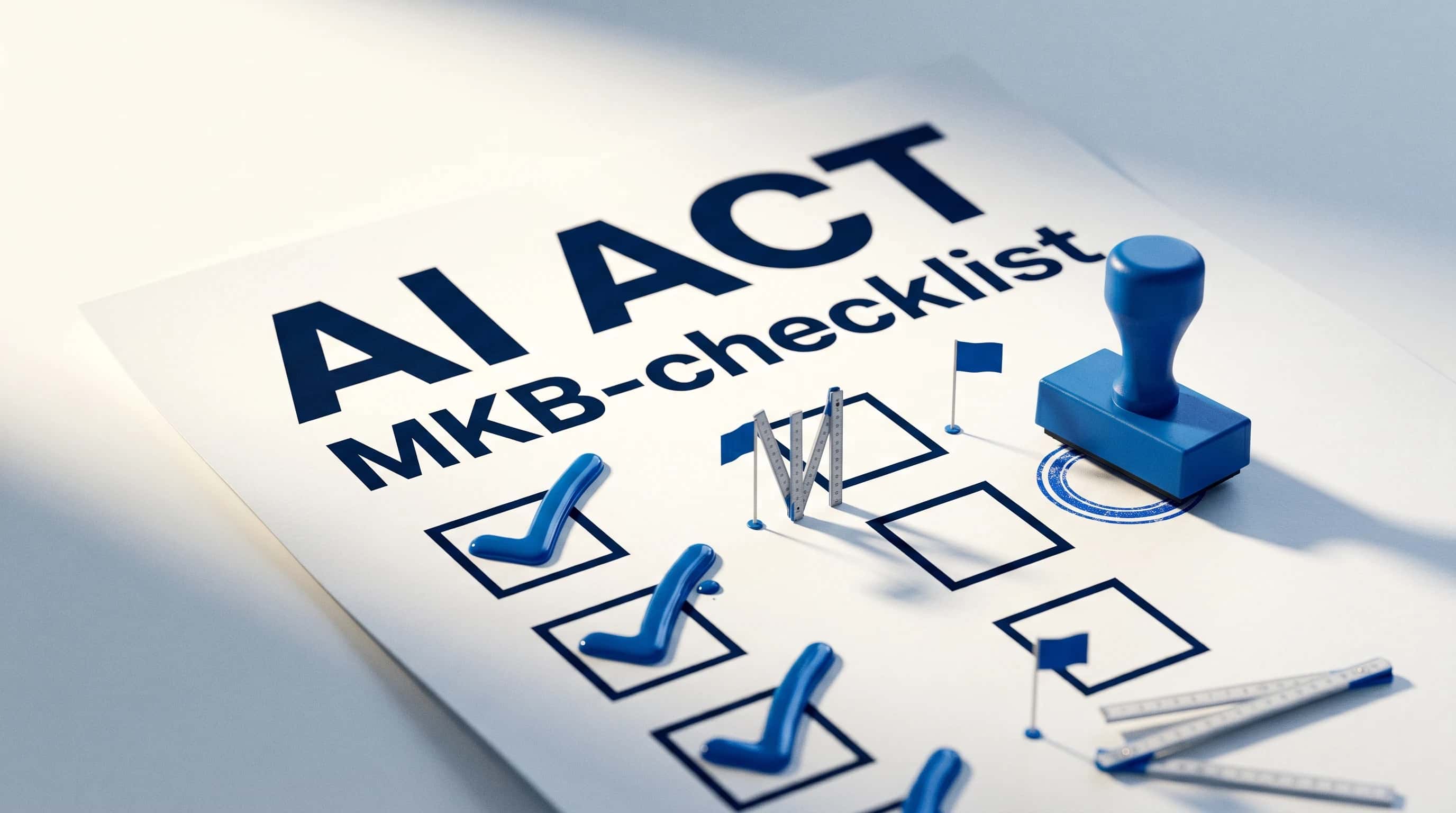 Compliance checklist voor de AI Act met tijdlijn en praktische stappen voor Nederlandse MKB-bedrijven
