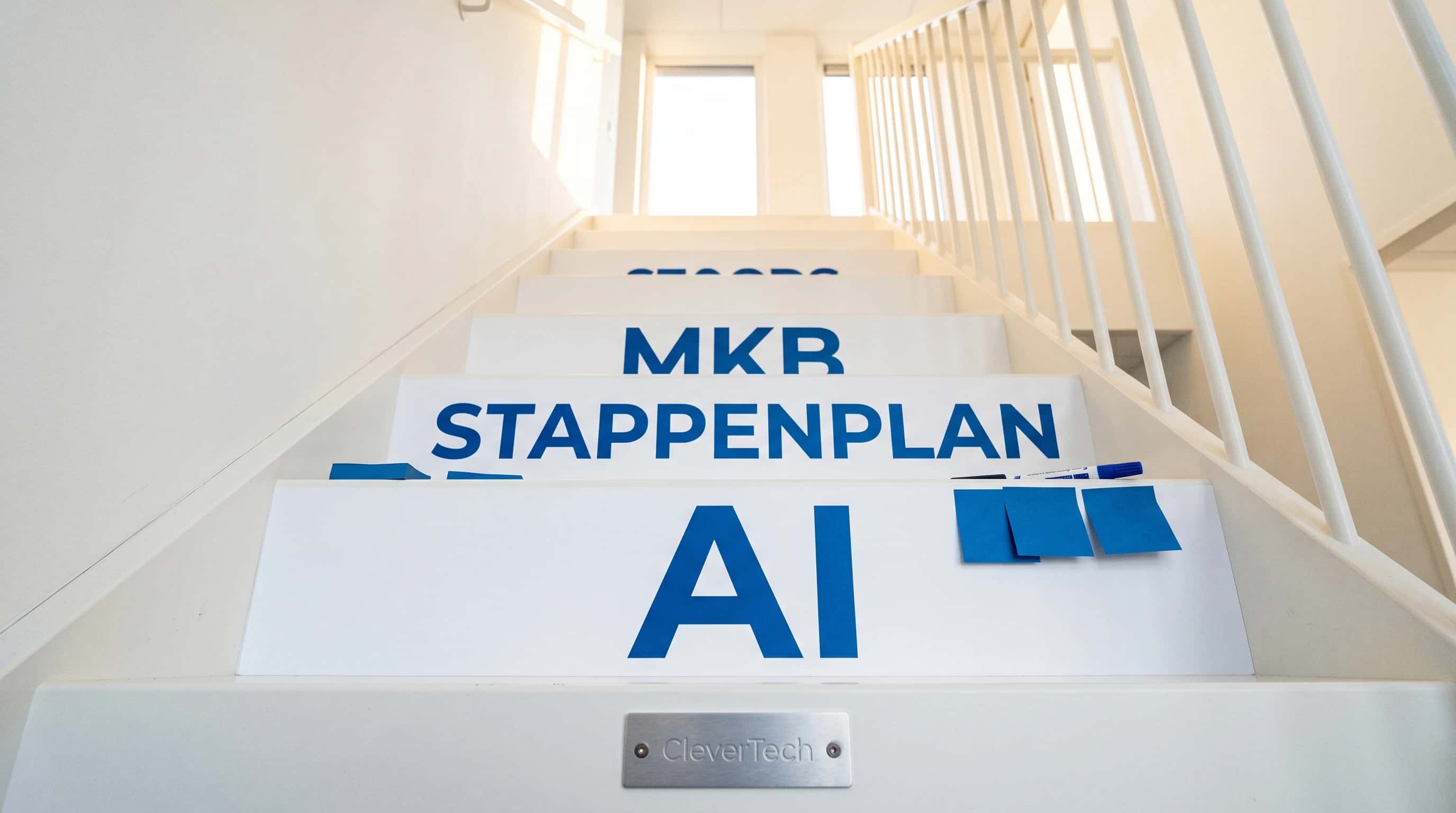 Stappenplan voor AI implementatie in het MKB met tijdslijn en fasering