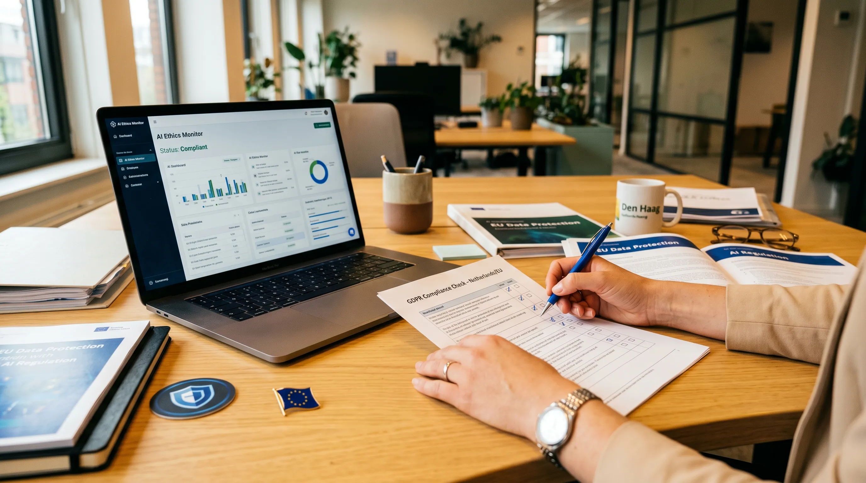Compliance checklist voor de AI Act met tijdlijn en praktische stappen voor Nederlandse MKB-bedrijven