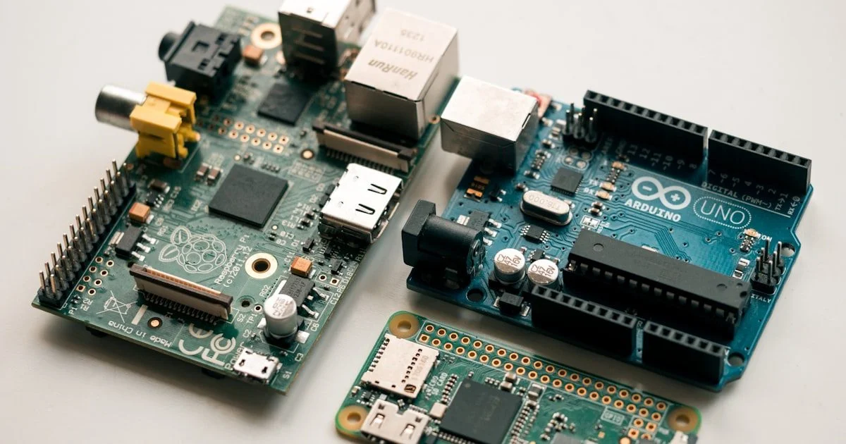 Raspberry Pi en Arduino development boards voor lokale edge AI-verwerking in het MKB