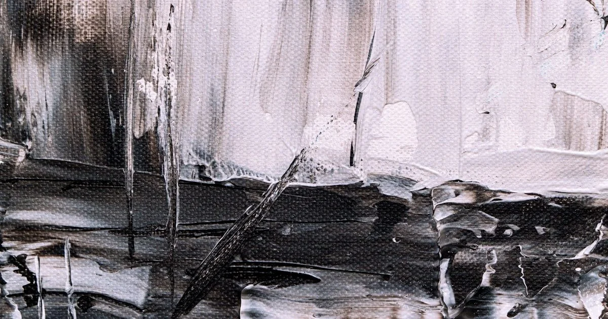 Kleurrijk abstract schilderij als metafoor voor generatieve AI en creatieve zakelijke toepassingen
