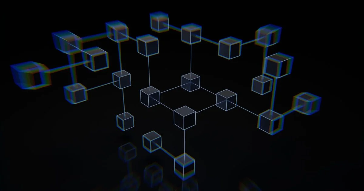 Netwerk van verbonden knooppunten als metafoor voor link building en het opbouwen van online autoriteit