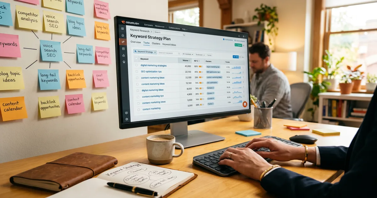 SEO onderzoek en zoekwoordenonderzoek voor MKB-bedrijven met keyword tools en zoekintentie-analyse