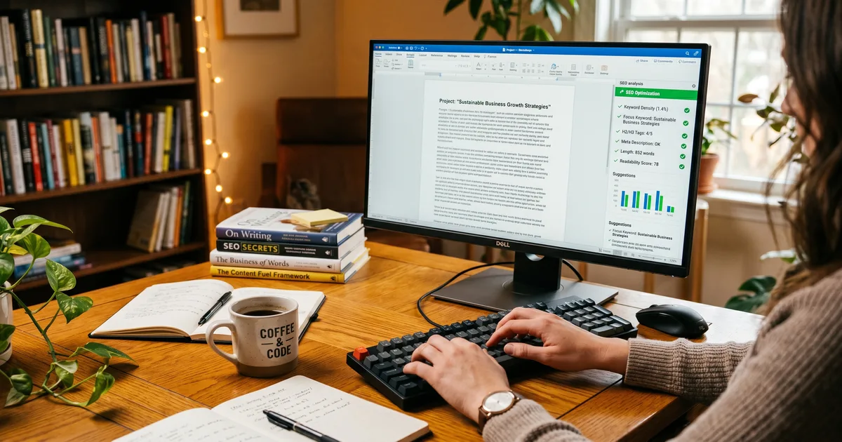 SEO teksten schrijven met content briefing, zoekintentie-analyse en on-page checklist