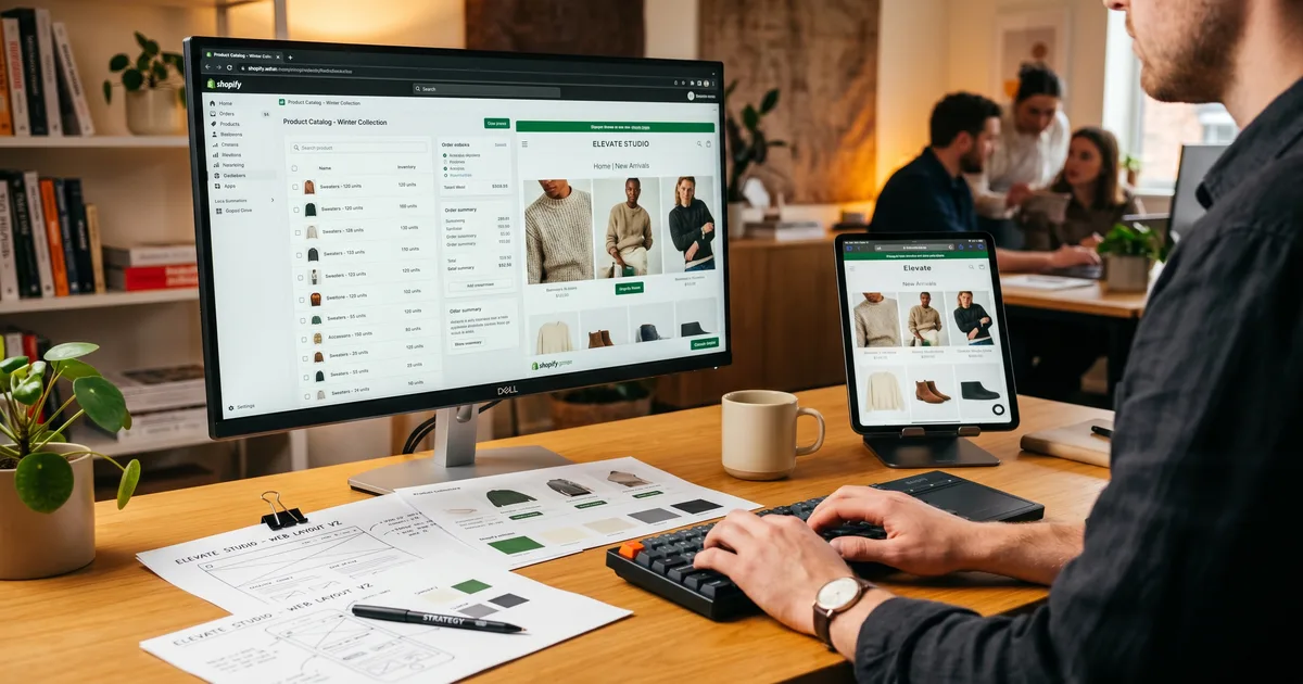 Shopify webshop laten bouwen met kosten en platformvergelijking voor Nederlandse ondernemers