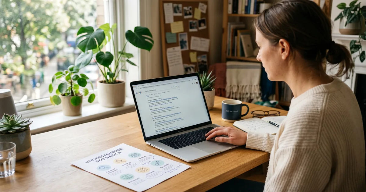 Zoekmachineoptimalisatie uitgelegd voor ondernemers met een schematische weergave van hoe Google werkt