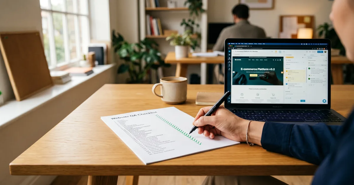 Checklist met 30 controlepunten voor een professionele bedrijfswebsite in 2026